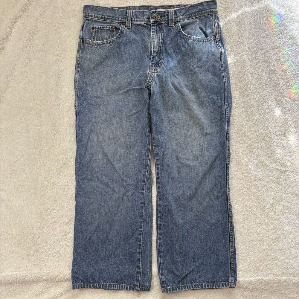 Vintage DKNY Jeans Broadway Men’s Straight Leg Straight Fit 34x25 Blue Denim
